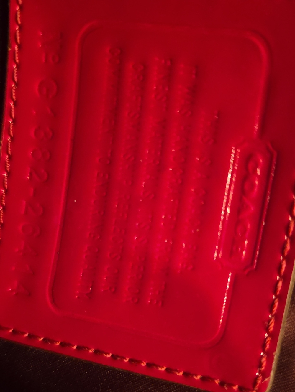 Coach Hot Pink Signature Tote with Leather Trim - Picture 4 of 6